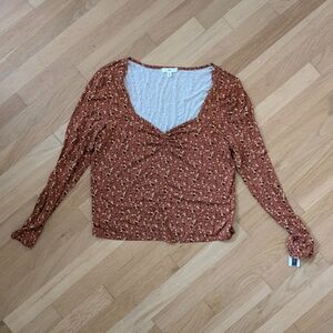 BP Floral Top NWT